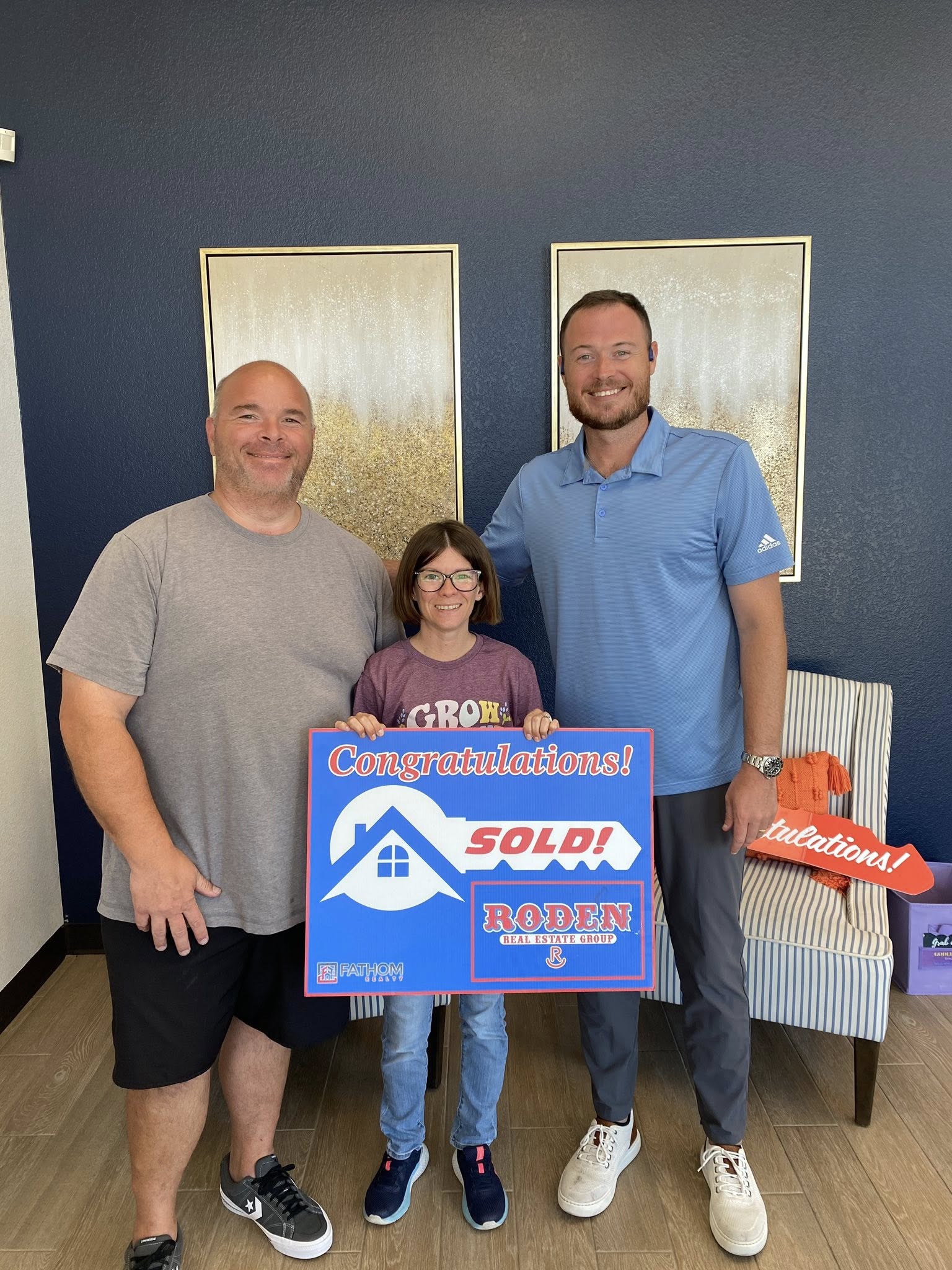 Closing day with clients